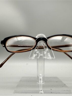 Jean Lafont Paris Emoi 002 Eyeglasses Black Brown Rectangular Frame France 48-14